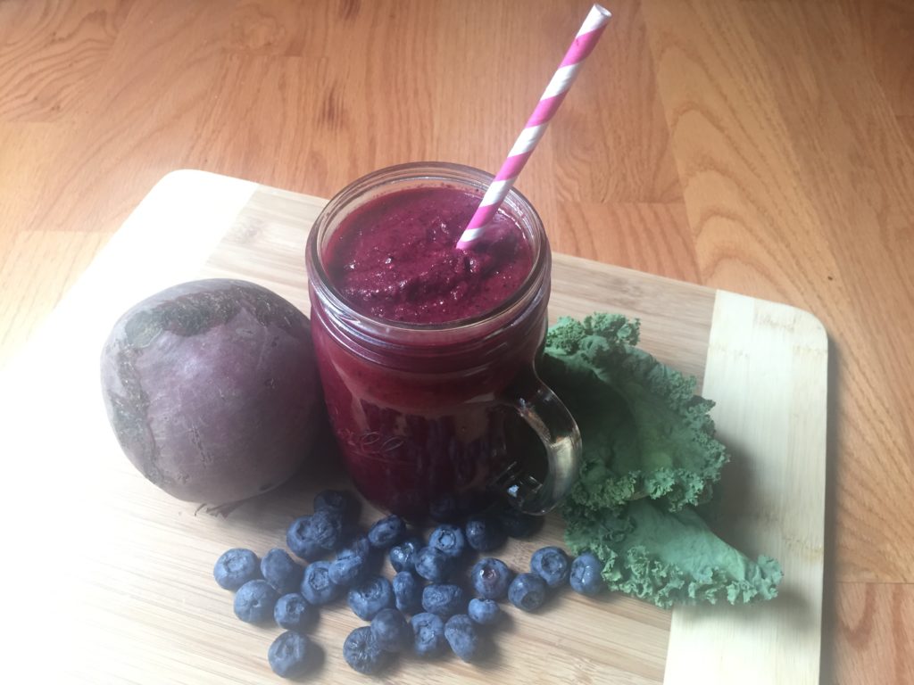 Beet Blueberries Kale Smoothie Recipe