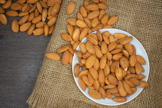 Almonds for Green Smoothie Meal Replacement