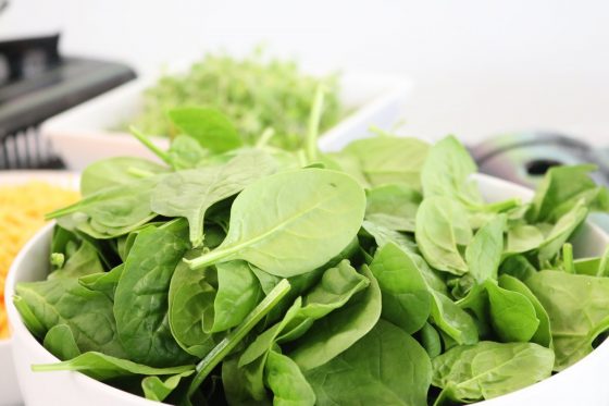 Spinach for Green Smoothie Meal Replacement