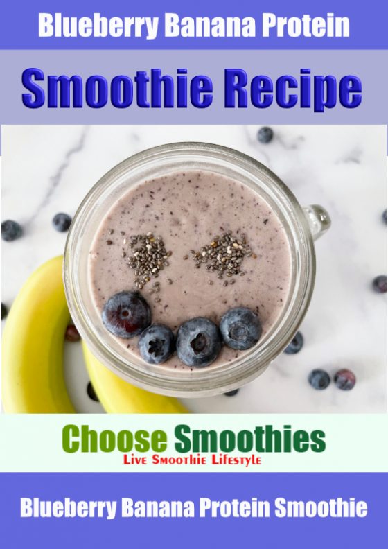 Blueberry Banana Protein Smoothie Recipe