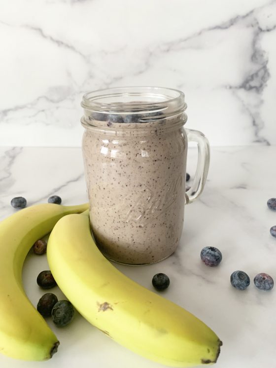 Blueberry Banana Protein Smoothie Recipe